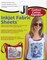 Jacquard Inkjet Fabric Sheets 8.5"X11" 10/Pkg-100% Cotton Percale